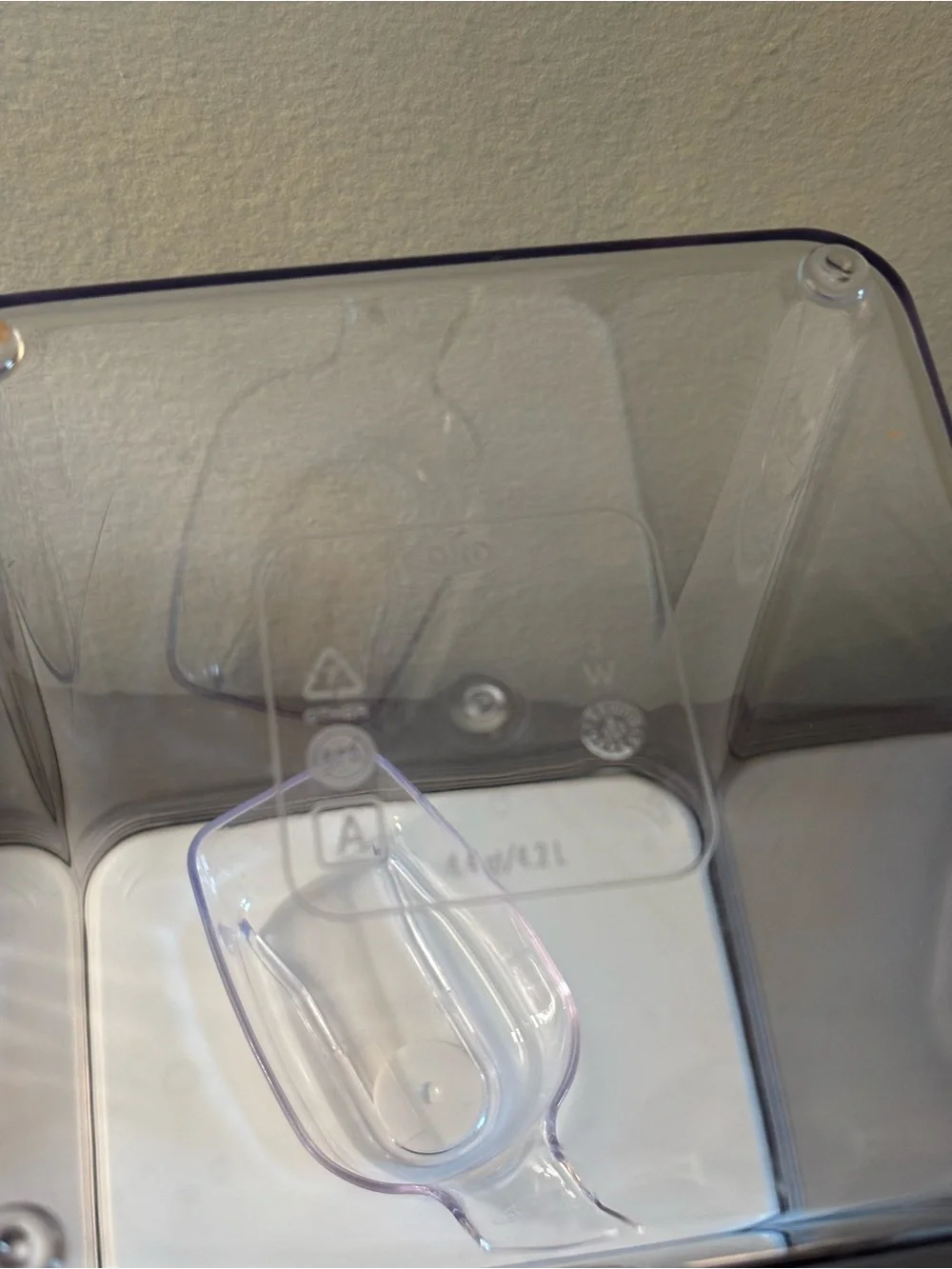 OXO Clear Plastic Airtight Food Storage Container with White Lid